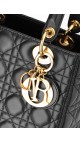 Lady Dior Size Medium Shoulder Bag