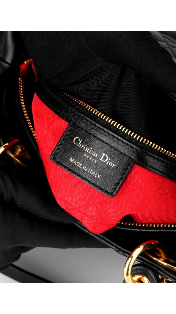 Lady Dior Size Medium Shoulder Bag