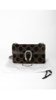 Gucci GG Dionysus Small Green Velvet Shoulder Bag