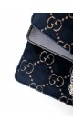 Gucci GG Dionysus Small Blue Velvet Shoulder Bag