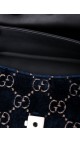 Gucci GG Dionysus Small Blue Velvet Shoulder Bag