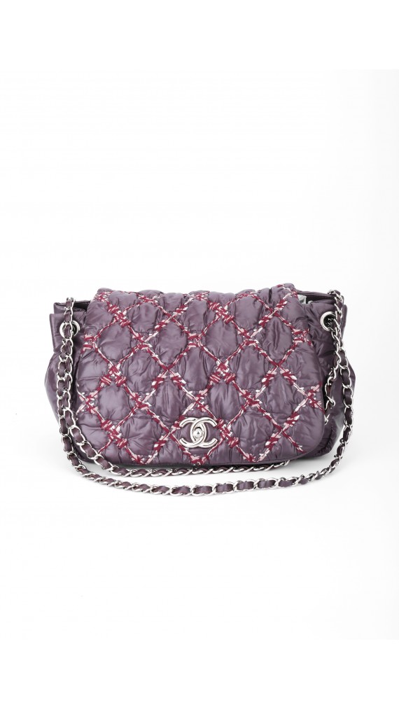 Chanel Puffer-Quilted Flap Shoulder Bag