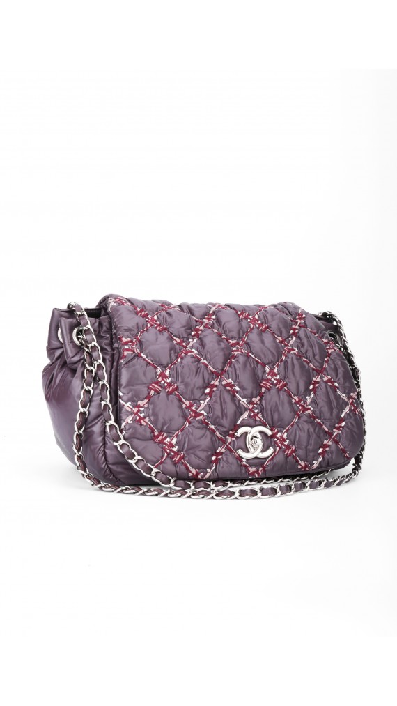 Chanel Puffer-Quilted Flap Shoulder Bag