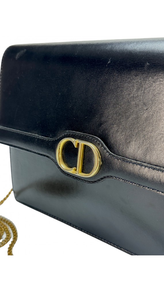 Vintage Dior Logo Shoulder Bag