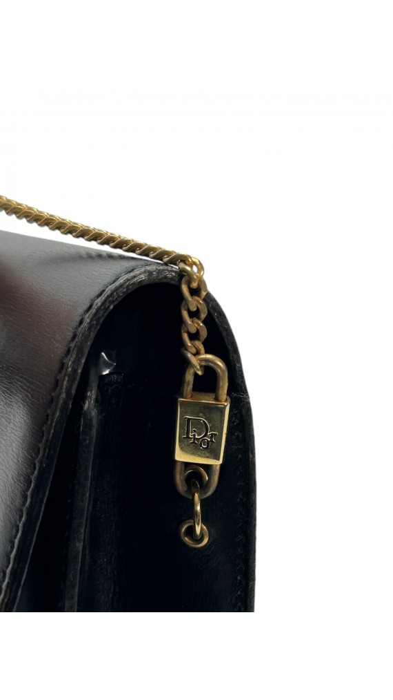 Vintage Dior Logo Shoulder Bag