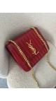 YSL Vicky Large quilted patent-leather Crossbody bag