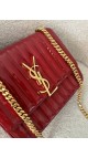 YSL Vicky Large quilted patent-leather Crossbody bag