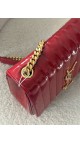 YSL Vicky Large quilted patent-leather Crossbody bag