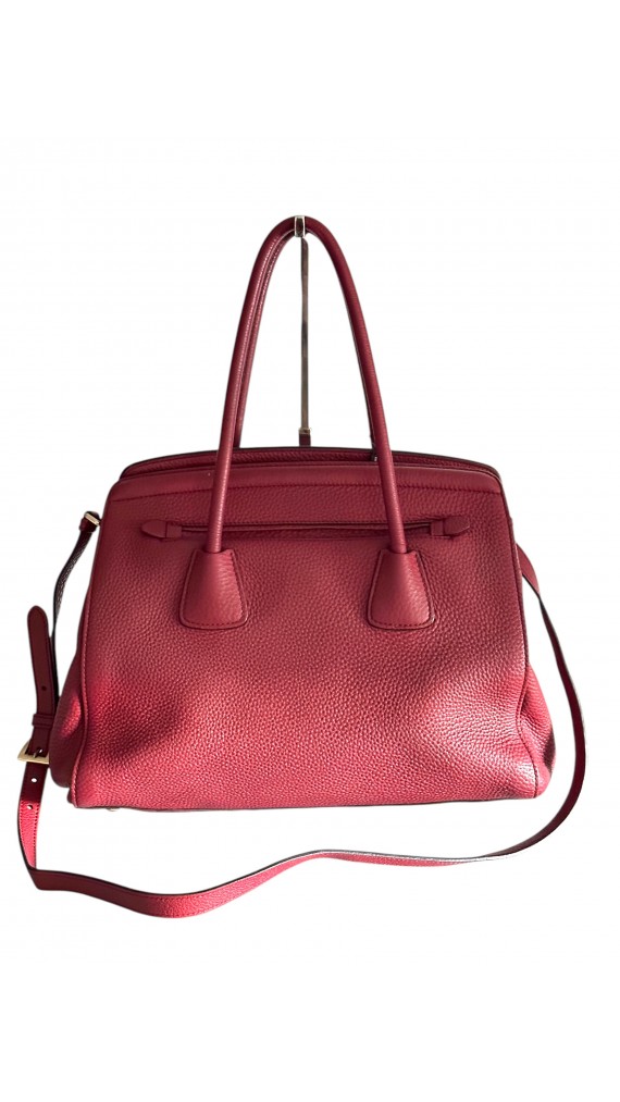 Prada Vintage Soft Leather Shoulder Bag