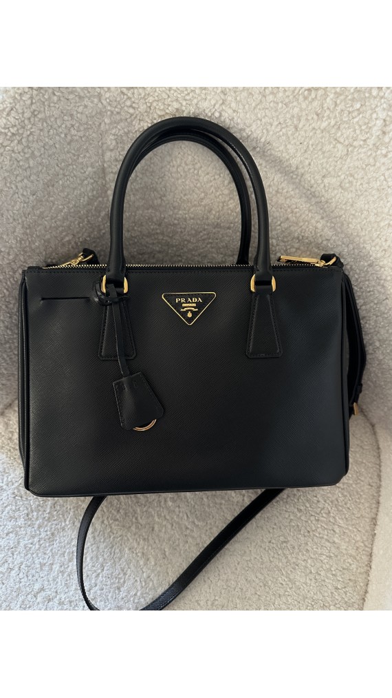 Prada Saffiano Size Medium Shoulder Bag