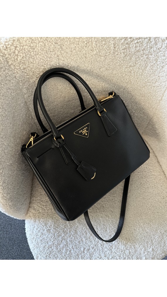 Prada Saffiano Size Medium Shoulder Bag