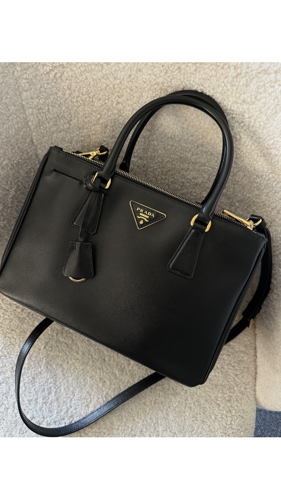 Prada Saffiano Size Medium Shoulder Bag