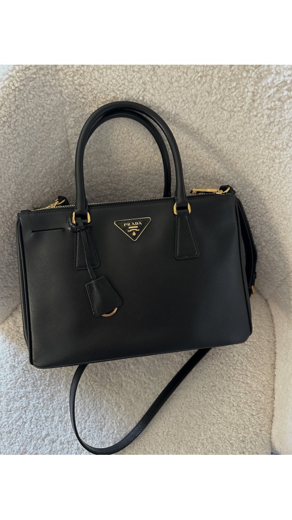 Prada Saffiano Size Medium Shoulder Bag