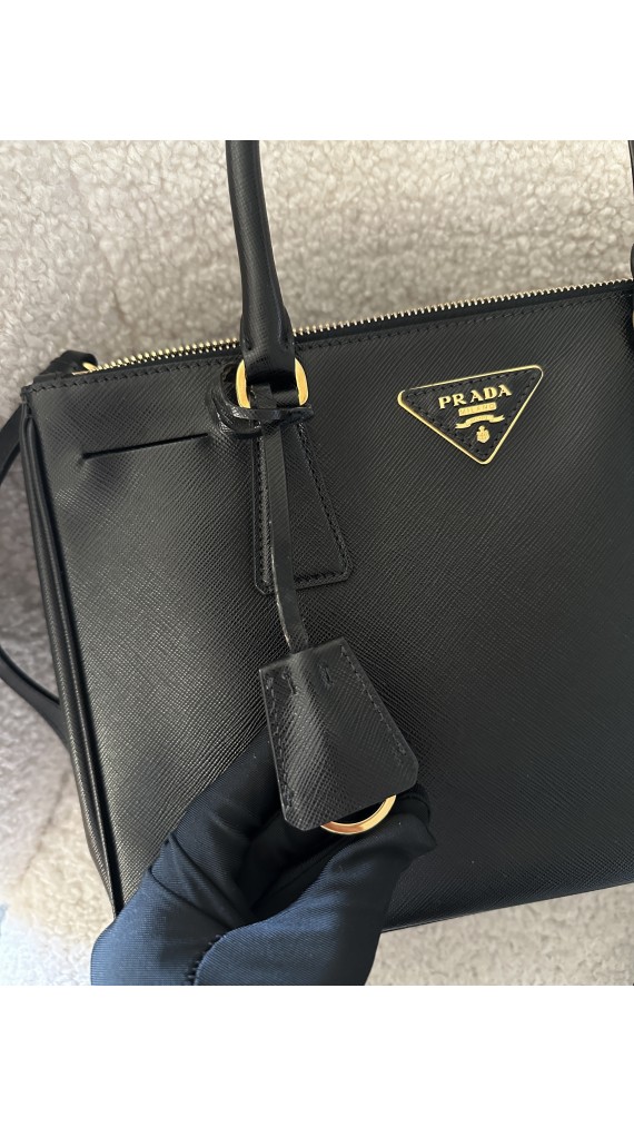 Prada Saffiano Size Medium Shoulder Bag