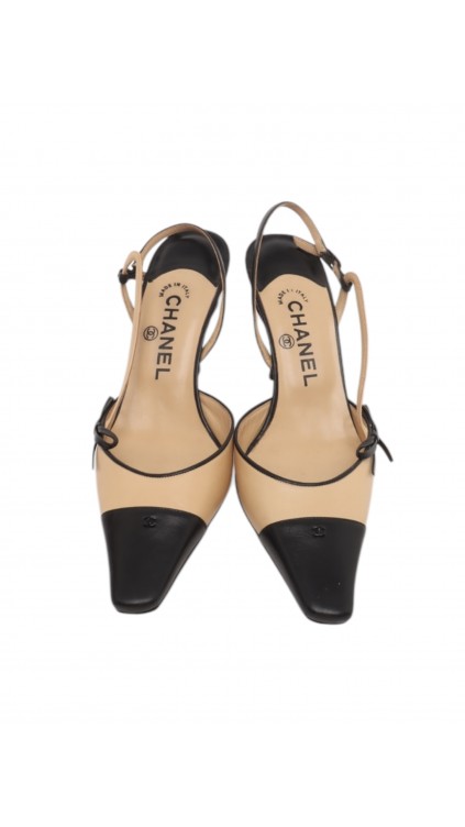 Chanel Slingback Pumps Str.38