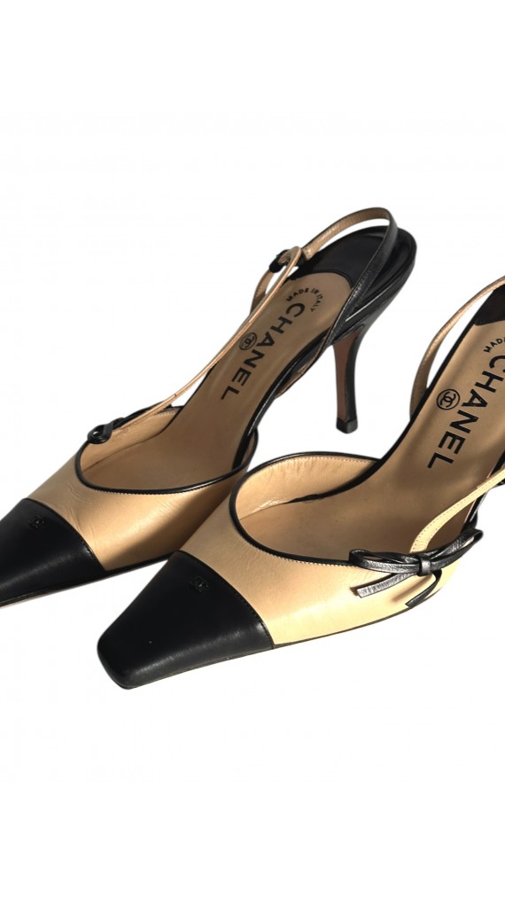 Chanel Slingback Pumps Str.38