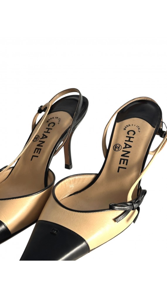 Chanel Slingback Pumps Str.38