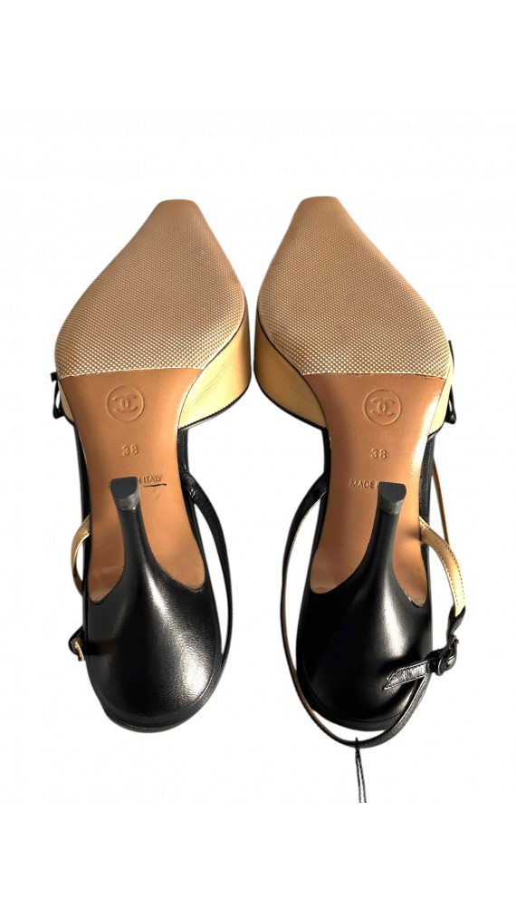 Chanel Slingback Pumps Str.38