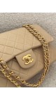 Chanel Classic Double Flap Bag Size Medium Beige