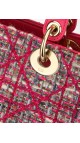 Lady Dior Tweed Size Medium bag