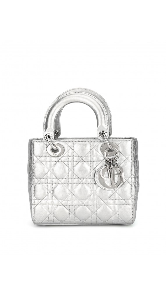 Lady Dior Metallic Size Small Handbag