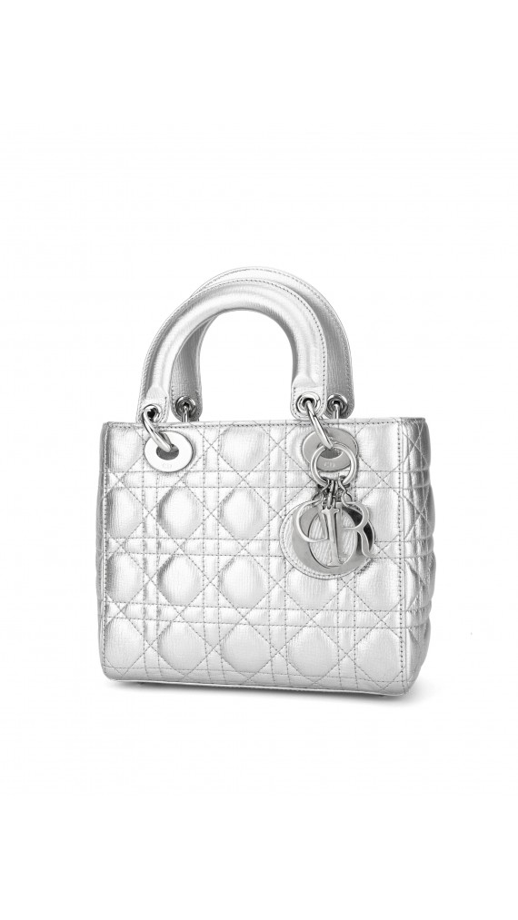 Lady Dior Metallic Size Small Handbag