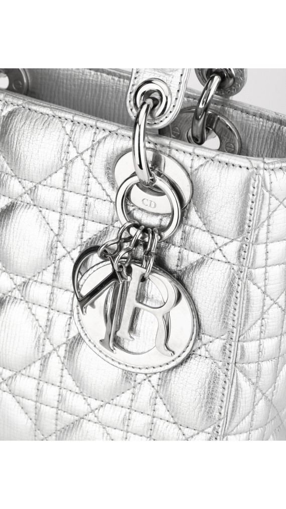 Lady Dior Metallic Size Small Handbag