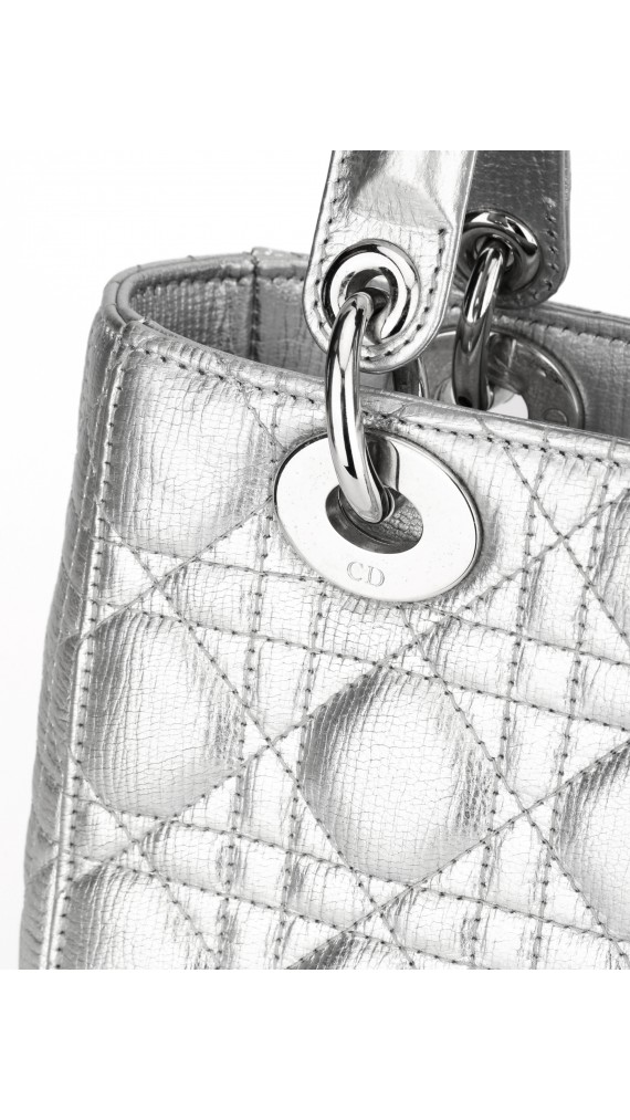 Lady Dior Metallic Size Small Handbag