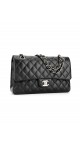 Chanel Classic Double Flap Bag Lammeskinn Size Medium