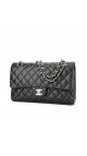 Chanel Classic Double Flap Bag Lammeskinn Size Medium