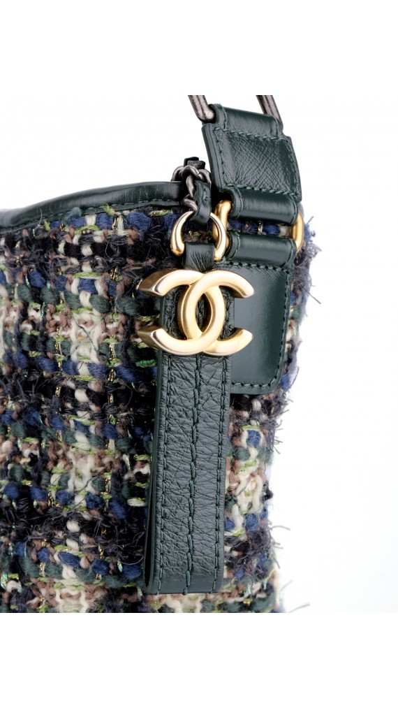 Chanel Gabrielle Tweed Shoulder Bag