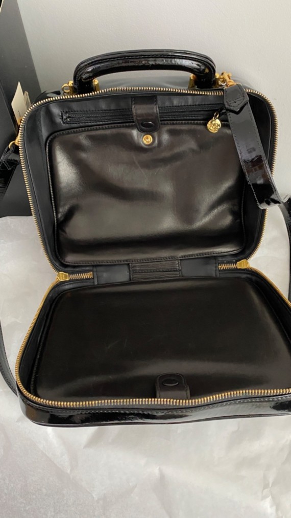 Chanel Vanity Case Bag i Patent Lær