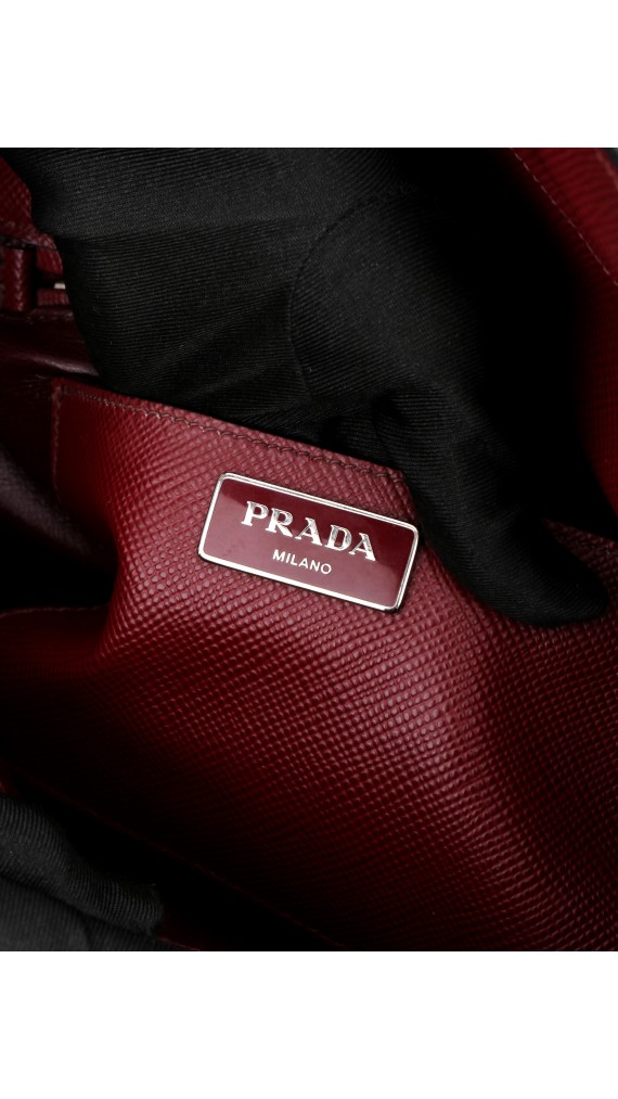 Prada Double Saffiano Size Medium Shoulder Bag