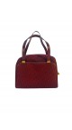 Dior Vintage Monogram Burgundy Tote Bag