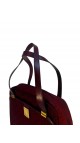 Dior Vintage Monogram Burgundy Tote Bag