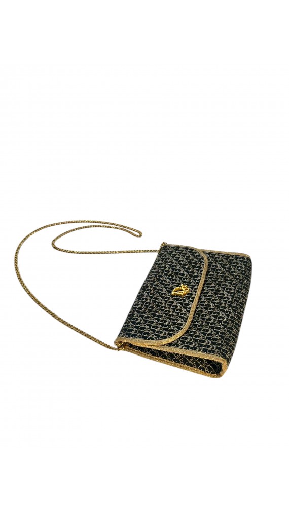 Dior Vintage Monogram Evening Clutch