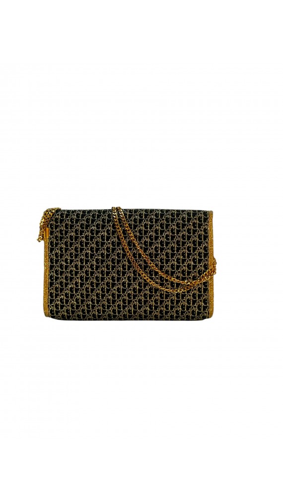 Dior Vintage Monogram Evening Clutch