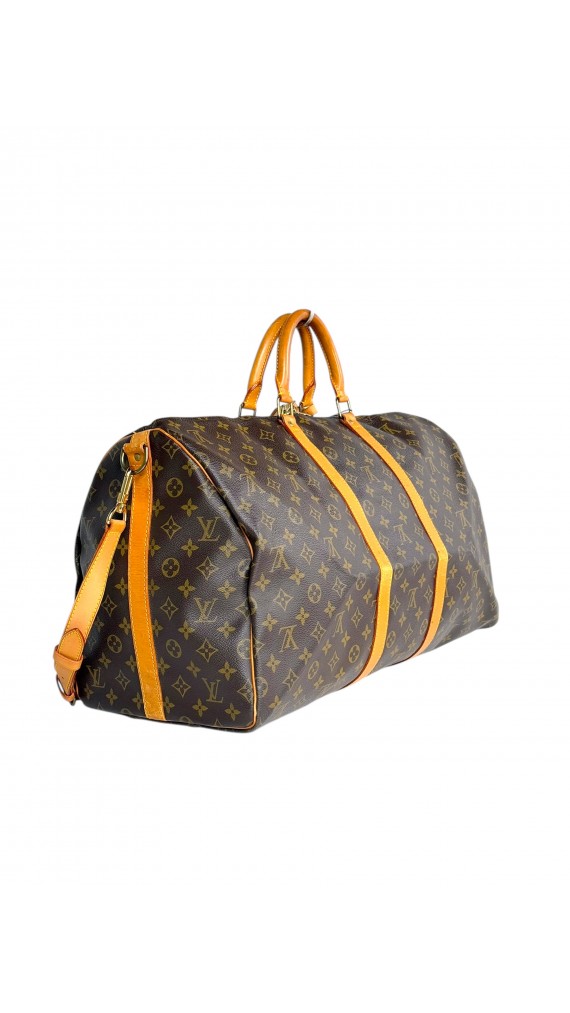 Autentisk Louis Vuitton Keepall Size 60 i Monogram Canvas