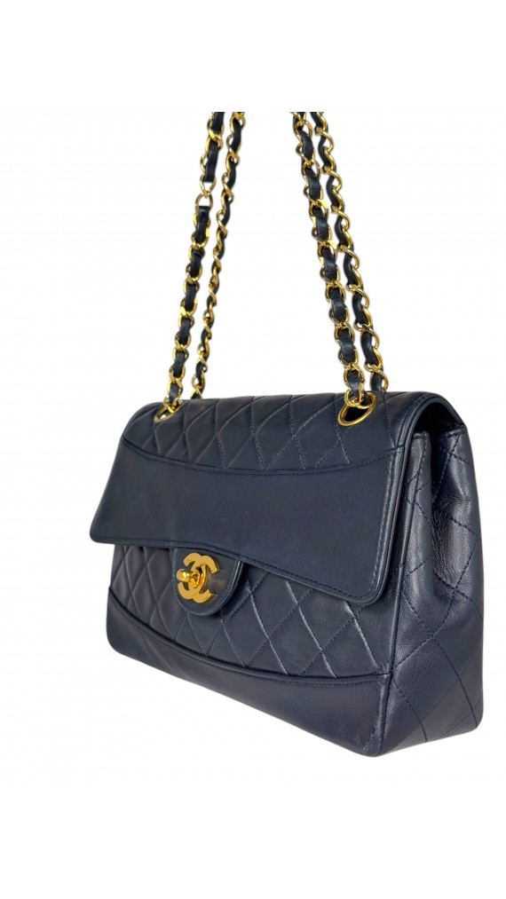 Chanel Classic Single Flap Bag m. clutch