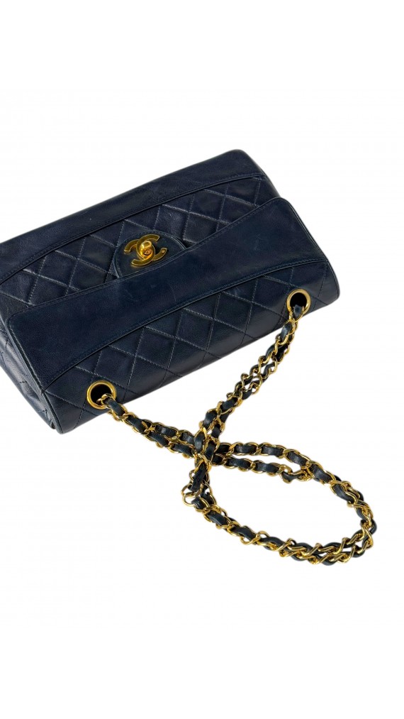 Chanel Classic Single Flap Bag m. clutch