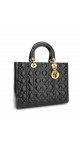 Lady Dior Patent Hand Bag Size Large