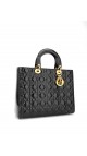 Lady Dior Patent Hand Bag Size Large