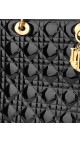 Lady Dior Patent Hand Bag Size Large