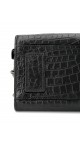 Saint Laurent Sac De Jour crocodile embossed shoulder bag