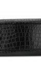 Saint Laurent Sac De Jour crocodile embossed shoulder bag