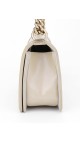 Chanel Boy Patent Beige Shoulder Bag