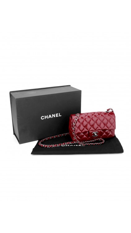 Chanel Classic Mini Flap Bag Patent Leather