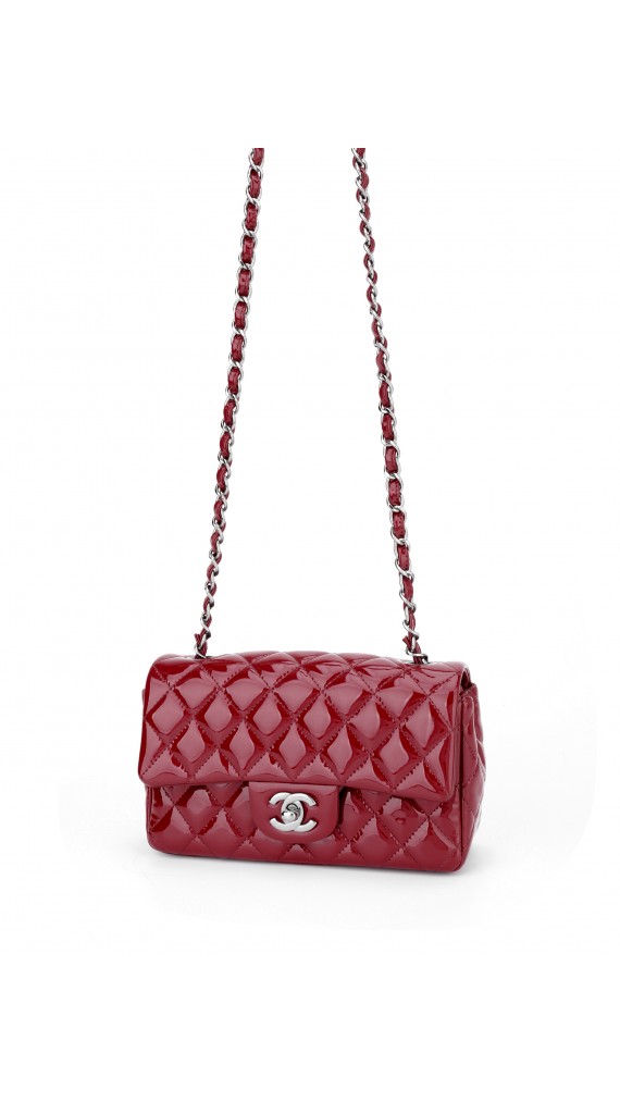 Chanel Classic Mini Flap Bag Patent Leather