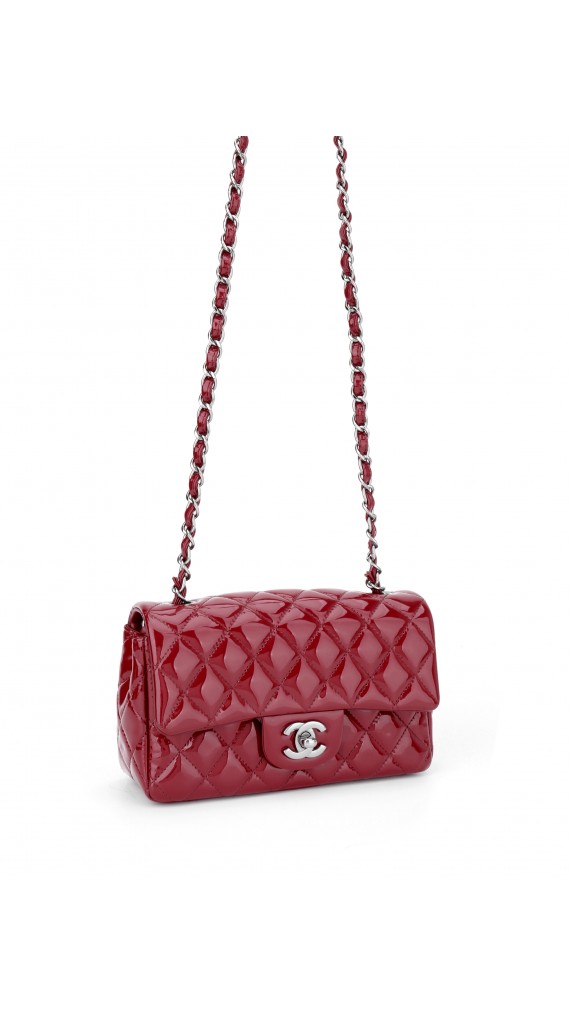 Chanel Classic Mini Flap Bag Patent Leather