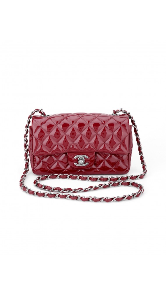 Chanel Classic Mini Flap Bag Patent Leather